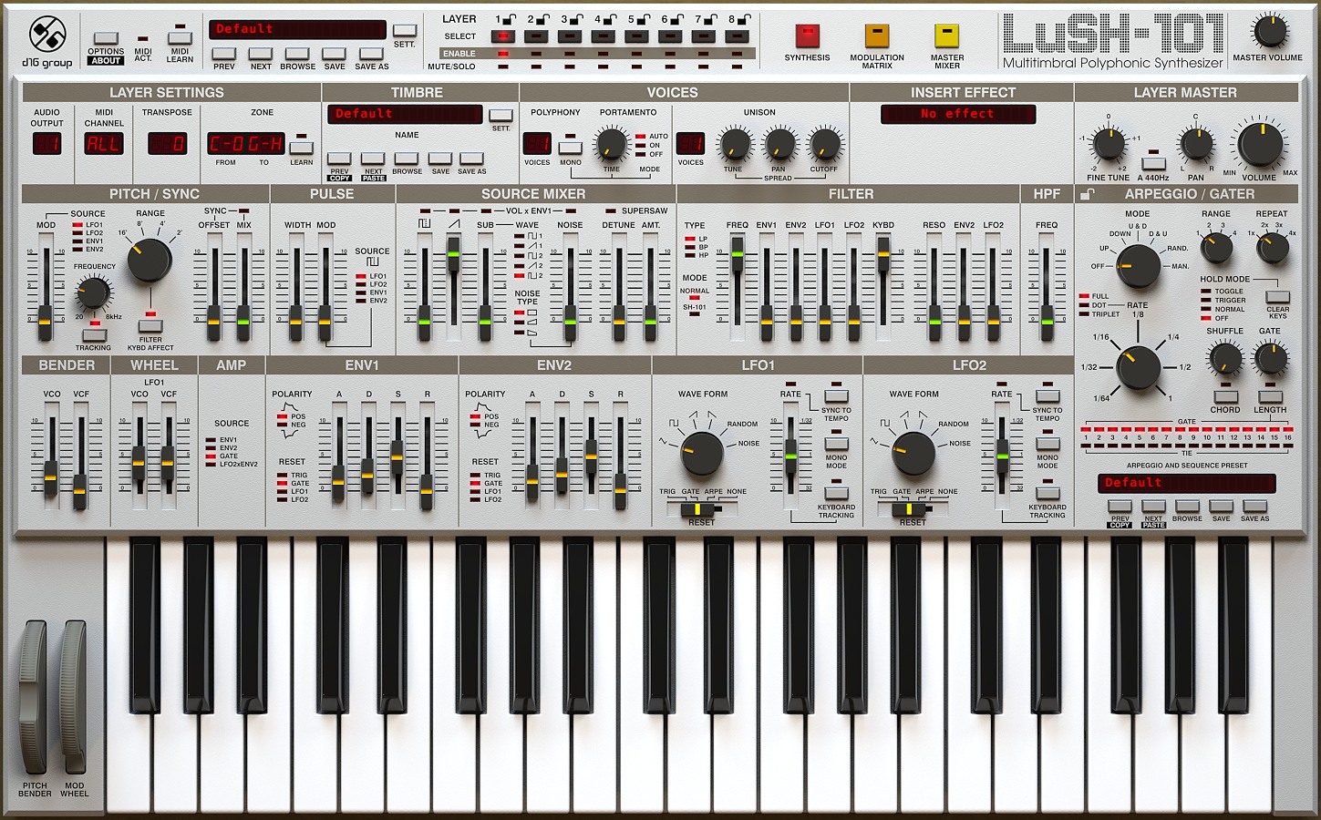 D16 Lush 101 Synth Download Version WIN/MAC